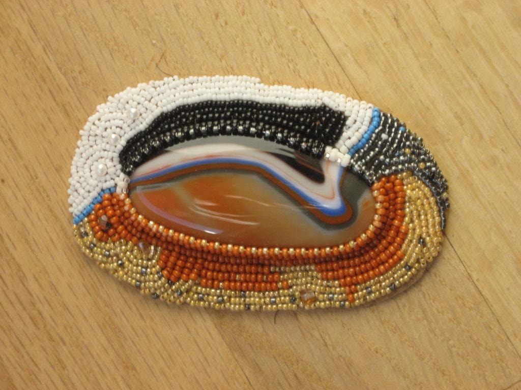 Agate Brooch